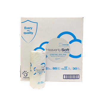 HEAVENLY SOFT KITCHEN PAPER TOWELS, 2 PLY, 85 SHEETS/ROLL, 30 ROLLS/CASE 